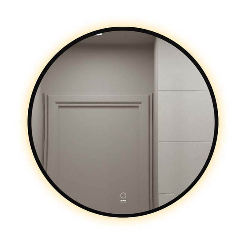 Home Deluxe - Miroir led rond dubi Taille : 80 cm