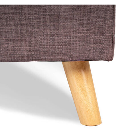 HOME DELUXE - Möbelfüße Holz DEDO - 12 Stück,Farbe: Hellbraun, Höhe: 15 cm, inkl. Schrauben I Sofafuß Sofa-Füße Möbelfuß  Sofa Sofafuß Sofafüße Sofa-Füße
