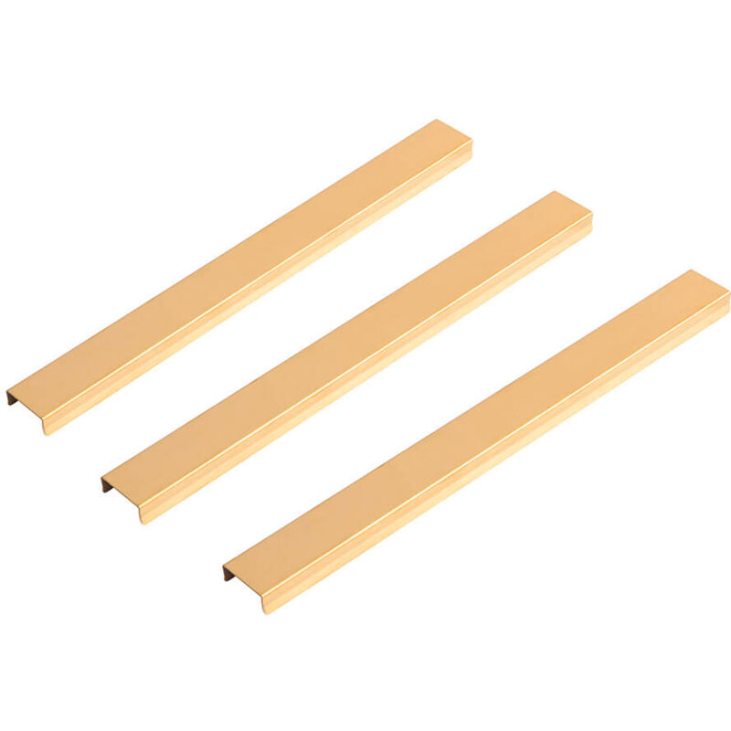 Plinthe décorative pour panneau acoustique Lot de 3 - Or 30 cm - Home Deluxe