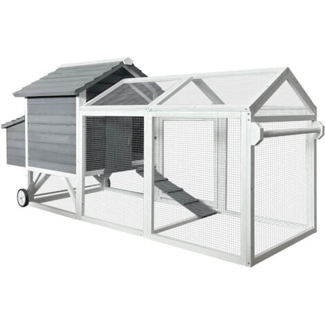 HOME DELUXE Pollaio in legno FERA - 224 x 107 cm