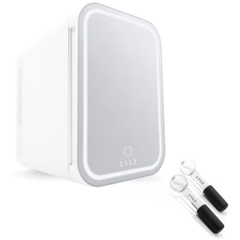 HOME DELUXE - Réfrigérateur cosmétique LVLY, boules de maquillage incluses