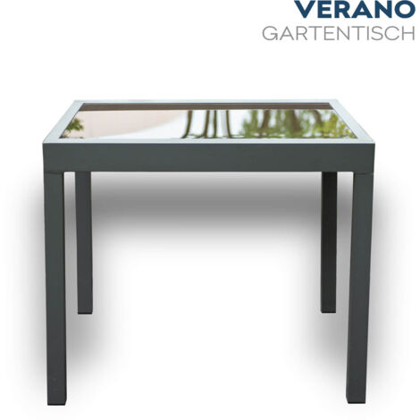 Home Deluxe - Salon de jardin extensible VERANO MADERA - 180/90 x 90 cm Version : 2 chaises incluses