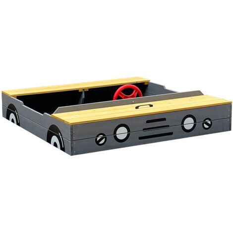 Home Deluxe Sandpit KIDDY - Grigio chiaro