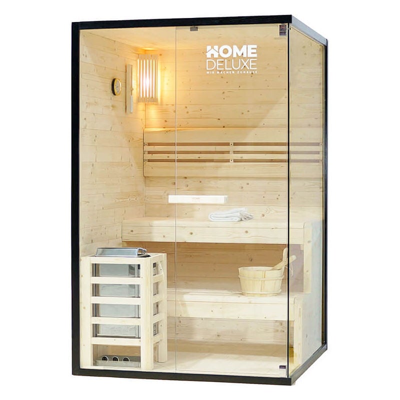 Sauna traditionnel shadow m - 120 x 120 cm pour 2 personnes Taille m - Home Deluxe