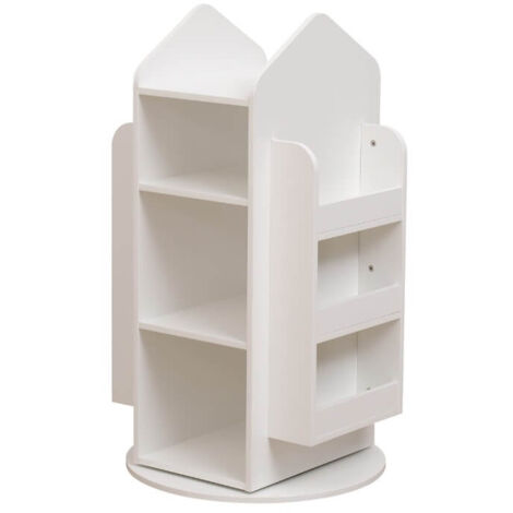 HOME DELUXE - Scaffale girevole per bambini JUNA - 60 x 60 cm bianco  Colore bianco