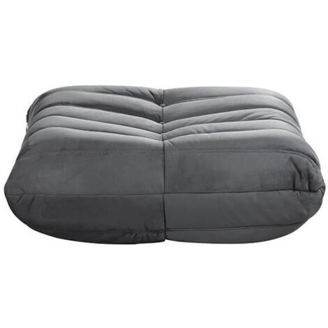 HOME DELUXE - Sedia relax sgabello CHILL Colore antracite