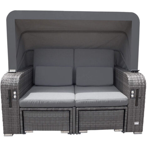 Home Deluxe - Silla de playa con función reclinable HOLBY  Equipamiento: Sin funda para la lluvia
