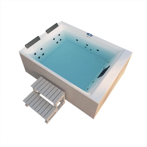 HOME DELUXE Spa d'extérieur NIMBUS PURE - sans escalier et couverture thermique