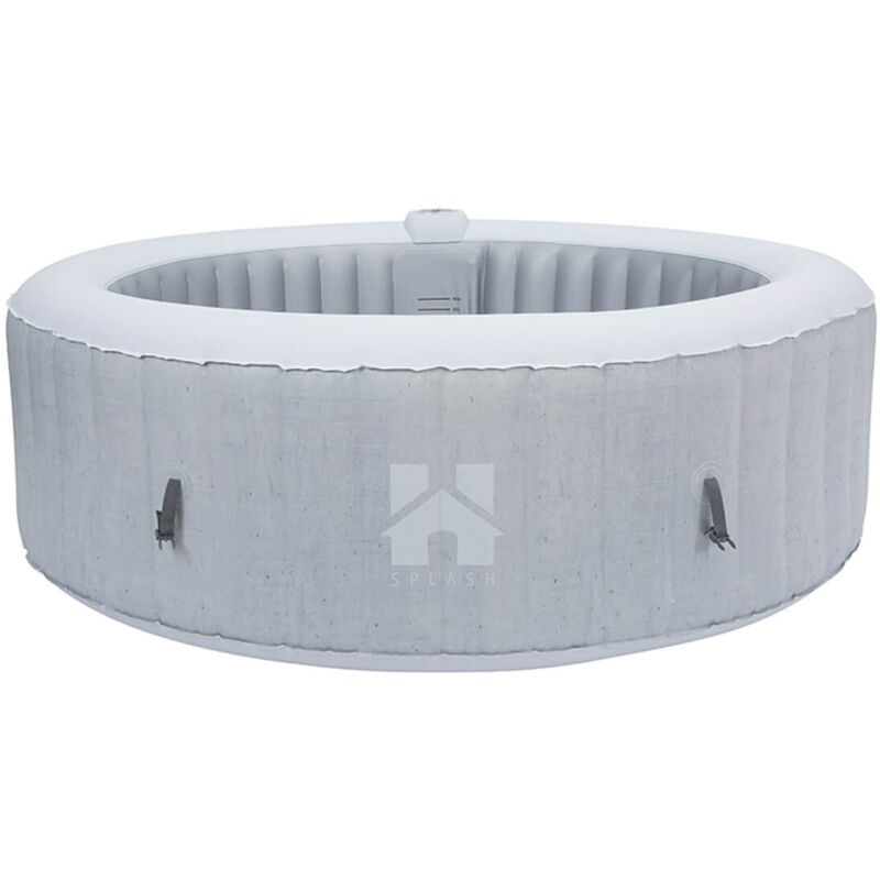 Home Deluxe - Jacuzzi d'extérieur splash - Ø208 cm 6 personnes Couleur : Béton