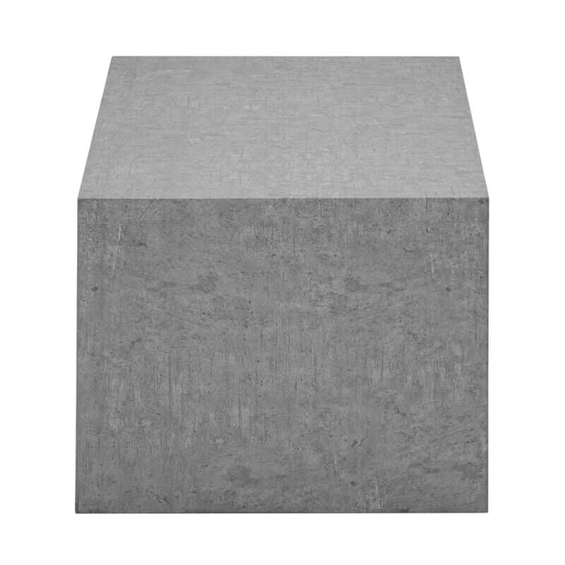 Home Deluxe - Table basse en marbre amiri l Couleur : Gris, Dimension : 95 x 40 x 50 cm