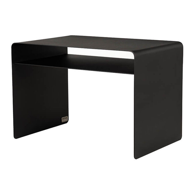Table d'appoint en métal zima - 58 x 38 cm noir Made in Germany - Home Deluxe
