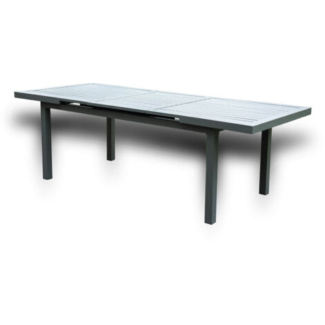 Home Deluxe - Table de jardin à rallonges CALIDO - 240-180 x 97,5 cm