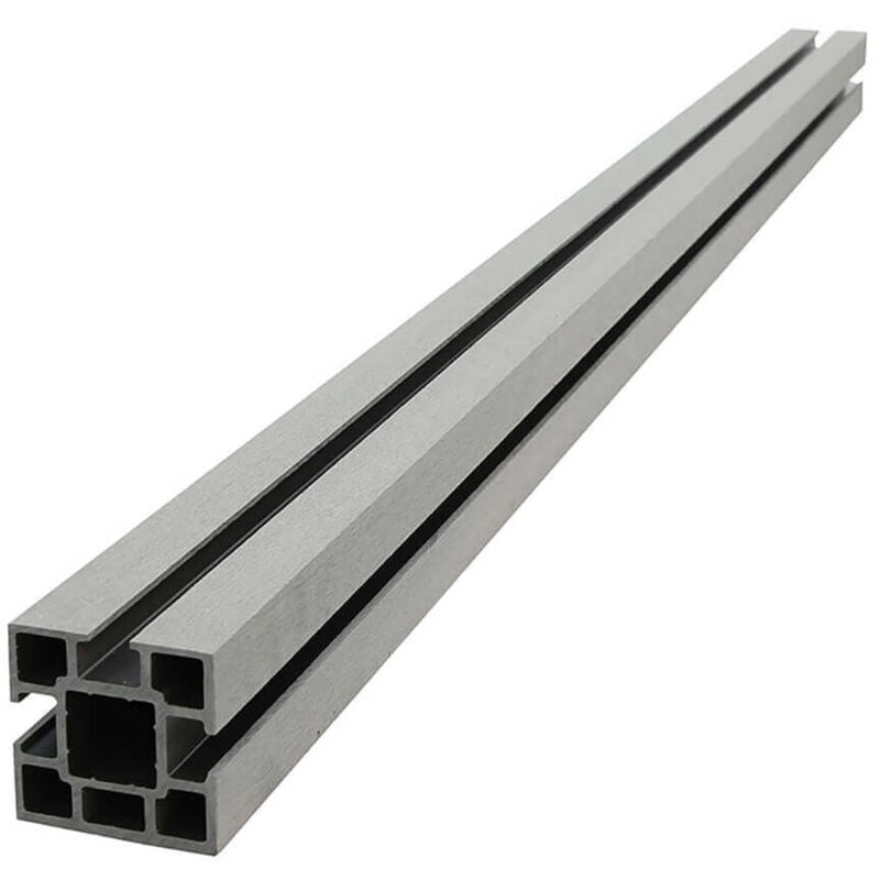 Clôture pare-vue wpc callado Taille : 1 x poteau - Home Deluxe