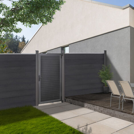 HOME DELUXE - WPC Gartentor CALLATOR WPC Gartentor Gartenzaun Eingangstor