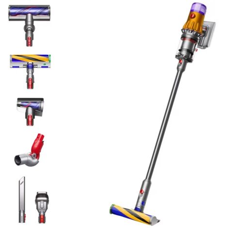 HOME Dyson V12 Detect Slim Absolute Staubsauger nickel yellow