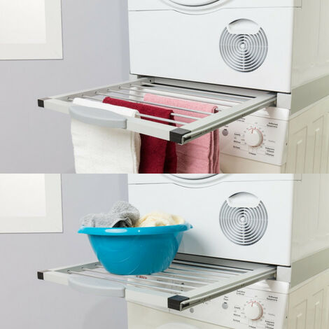 Home Equipement – Kit de superposition avec séchoir – Pièces détachées pour sèche-linge – Compatible avec plusieurs marques – Matériaux de qualité