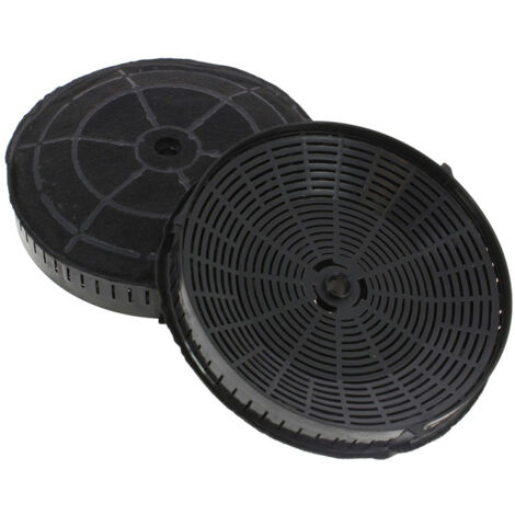 vhbw 2x Filtres à charbon actif compatible avec Zanussi ZHC92341XA, ZHC6846XA, ZHC9235X, ZHC9234X, ZHC62660WA, ZHC6454X, ZHC62661XA hotte aspirante