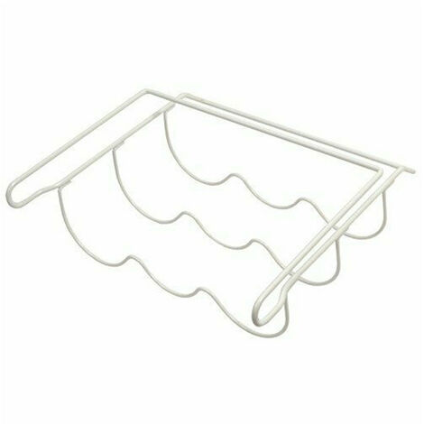 Home Equipement – Support 3 bouteilles universel blanc pour réfrigérateur – Optimise l'espace – Compatible avec divers modèles – Dimensions 11x30x32 cm - 902980210