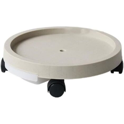 Home Garden Plateau de pot de fleurs avec roulettes Base amovible pour