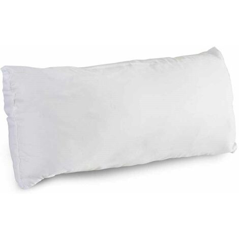 Home Heavenly®- Almohada de Fibra Hueca siliconada, Tratamiento antiácaros, hipoalergénico, y Antibacteriano  75 X 40 cm