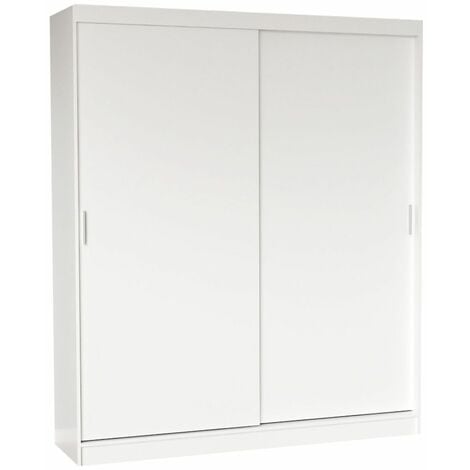 Armario ropero blanco 3 puertas y 3 cajones 1210x1800x520mm