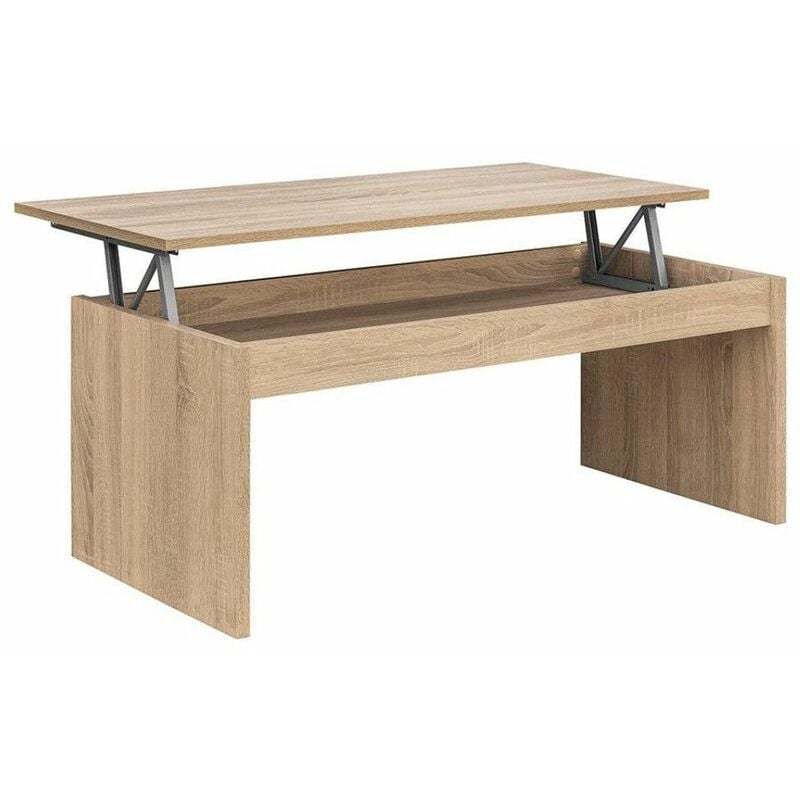 

Home Heavenly®- Mesa de Centro elevable para Comedor, salón Premier, Mesa Auxiliar 100x50 cm | Color: - Roble Cambrian