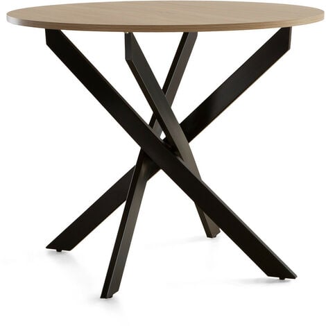 VidaXL Tablero de mesa redondo madera maciza de acacia Ø90x3,8 cm