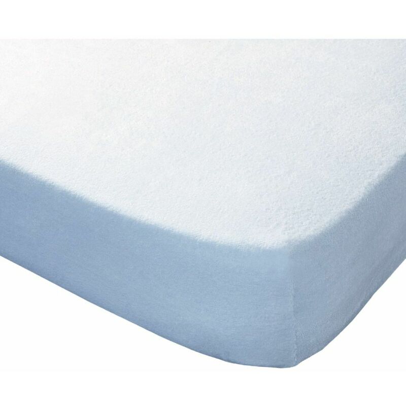 

®- Funda de colchón Mistral 100% algodón elástico de rizo, funda ajustable con cremallera, tratamiento antiácaros | Medidas: 150x180/190/200 - Home