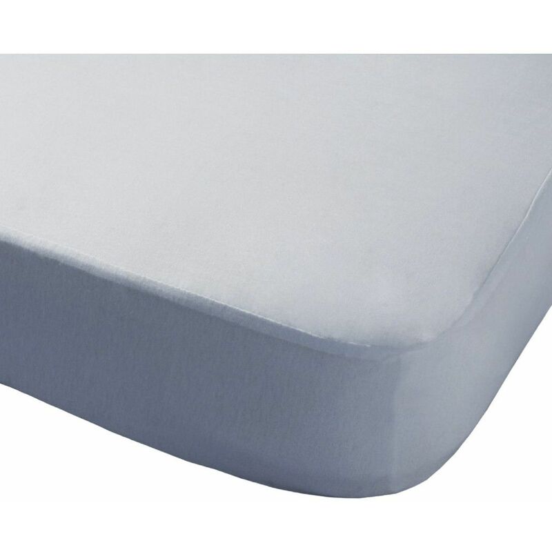 

®- Sábana bajera para colchón 2x1, Tejido de algodón, Impermeable, Transpirable, Antibacterias, Antiácaros, Antihon | Medidas: 90x190/200 - Home