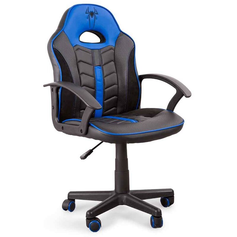 

®- Silla Gaming WIN, Silla escritorio para niños, con Ruedas, para Estudio, habitación Juvenil, | Color: - Azul-win - Home Heavenly