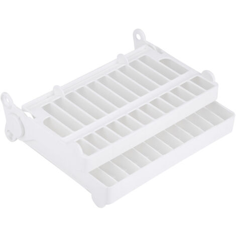 Home Kitchen Foldable Dish Plate Drying Rack Organizer Drainer Cutlery Plastic Storage Holder