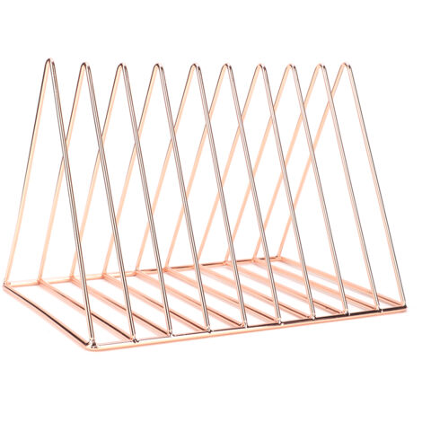 Home Kitchen Iron Triangle Dishes Bowl Utensils Ventilation Storage Rack Drainer Shelf