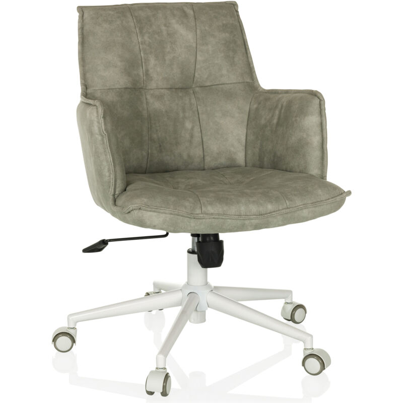 Home Office Stuhl / Drehstuhl Solao Life W Stoff Grau Hjh Living