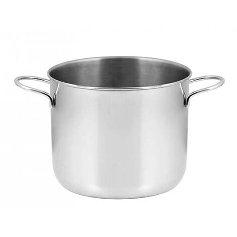 HOME pentola inox preparazione cucina 22 cm
