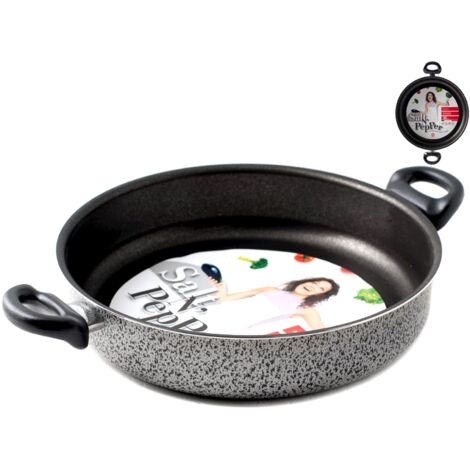 Home Salt N'Pepper Tegame in Alluminio, Rivestimento Antiaderente, 30 cm