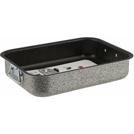 Home Salt N'Pepper Teglia Forno in Alluminio, Rivestimento Antiaderente, 25x18 cm