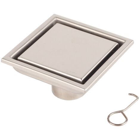 Home Stainless Steel Square Shape Antiodor Bathroom Floor Drain Waste Gate Shower Drainer