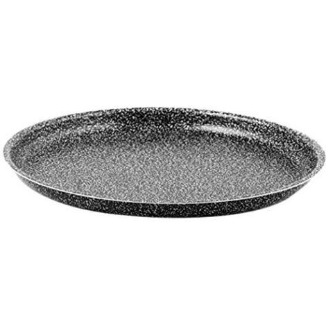Home Stone Stampo Pizza Tondo, Antiaderente, Pietra, Antracite, 32 cm