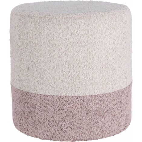 Home Styling Collection Puff bouclé beige 35 cm