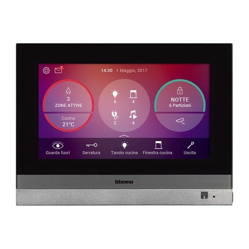 

Pantalla tactil 7 Hometouch Bticino 3488 para instalaciones MyHOME