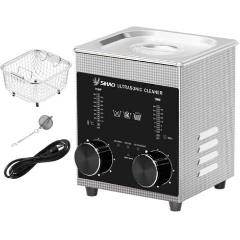 Home Ultraschallreiniger 2L tragbare Multifunktions-Ultraschallmaschine für vielseitige und effiziente Reinigung Schwarz