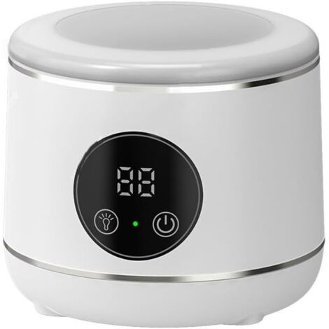 Home ultrasonic cleaner with UV lamp, suitable for dentures, cutlery, etc., European standard plug.