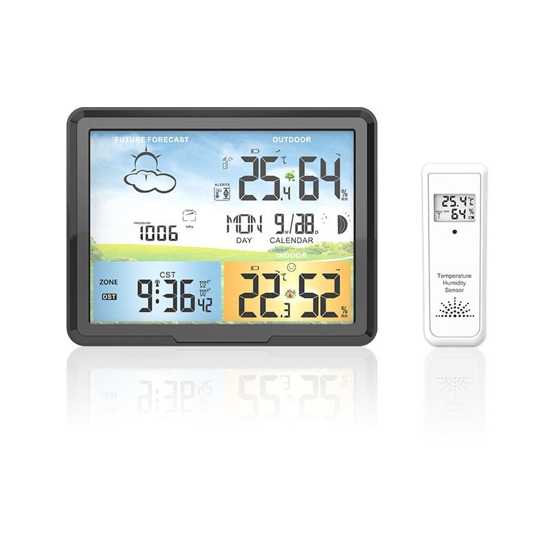 Home Weather Station with 1 Wireless Outdoor Sensor