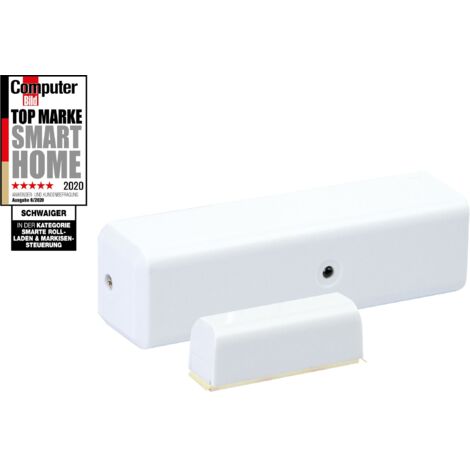 HOME4YOU Tür- und Fenstersensor Schwaiger, Z-Wave Plus - 25 x 72 x 22 mm