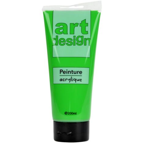 Homéa, Peinture Acrylique en Tube 200Ml Vert Hooker