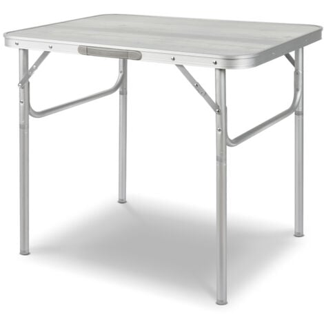 HOMECALL Campingtisch Klapptisch Gartentisch Klappbarer (leicht Beistelltisch Balkontisch Reisetisch), MDF Aluminium Mehrzwecktisch
