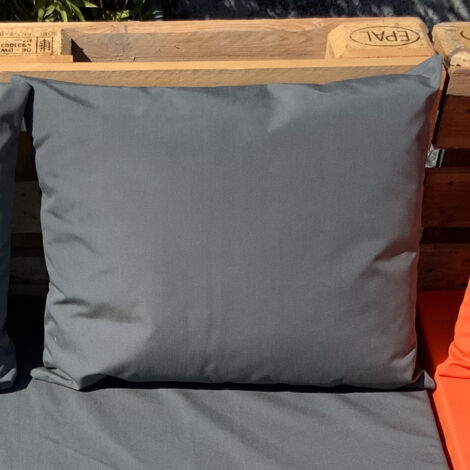 Homemaison – Housse de coussin extérieur 50x60 cm – Tissu déperlant 100% polyester – Résistance à l'abrasion 20 000 cycles – Lavable en machine à 40°C
