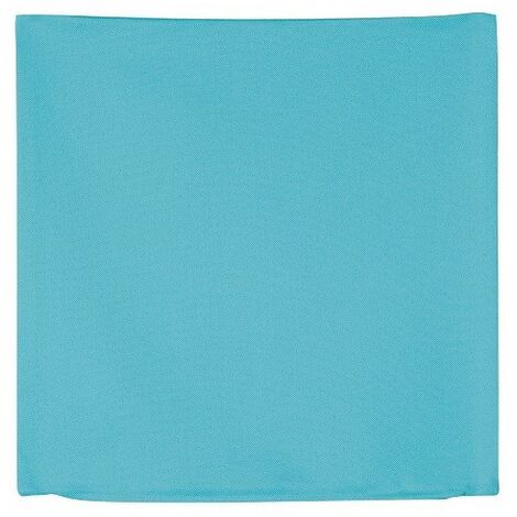 Homemaison – Housse de coussin extérieur lot de 3 – 40x40cm en toile 100% polyester – Déperlant et résistant aux frottements – Couleur turquoise
