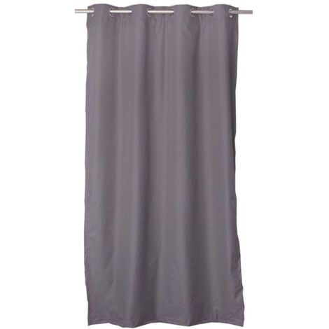 Homemaison – Rideau isolant thermique 140x240 cm en polyester – Doublure polaire pour hiver – Revêtement réfléchissant pour été – 8 œillets en métal