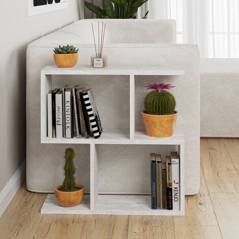 Decortie Homemania Modern Seite Ende Couchtisch Eiche Mehrzweck H 60cm 5 Etagen - Oak